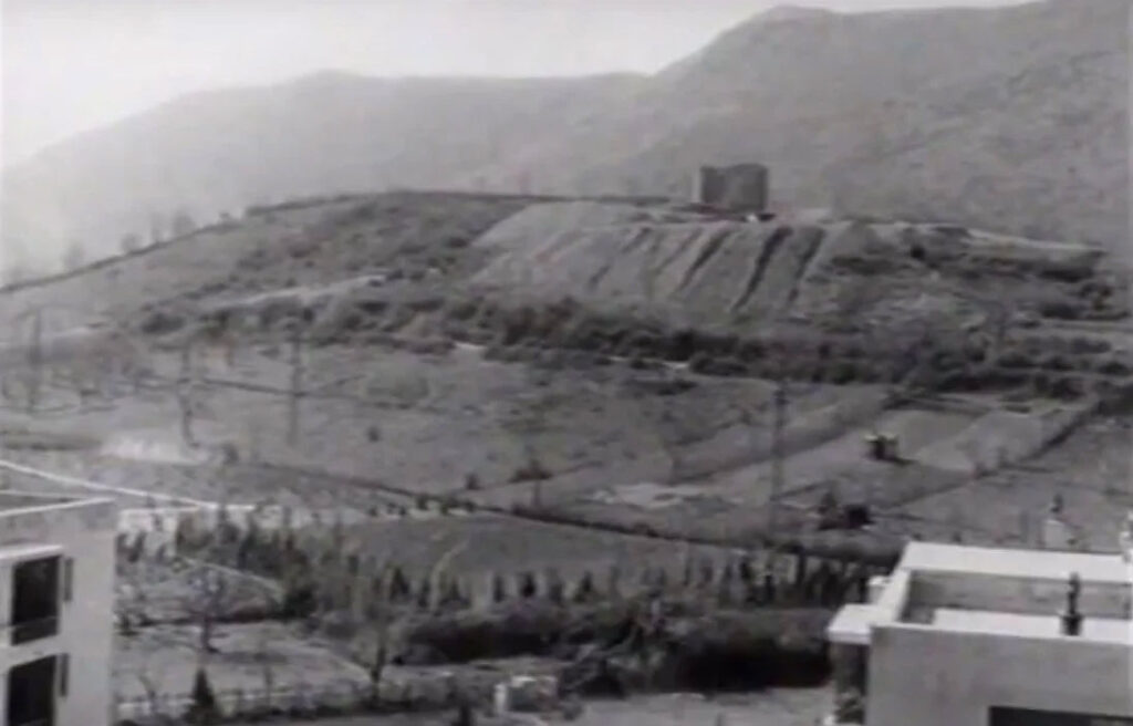 Bijeli brijeg prije izgradnje Partizanskog groblja