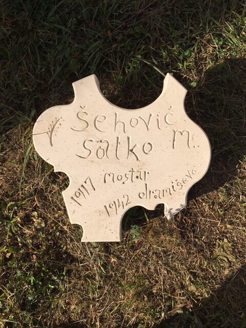 Ploca partizana Salko M. ŠEHOVIĆ 