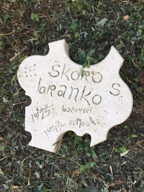 Ploca partizana Branko S. ŠKORO 