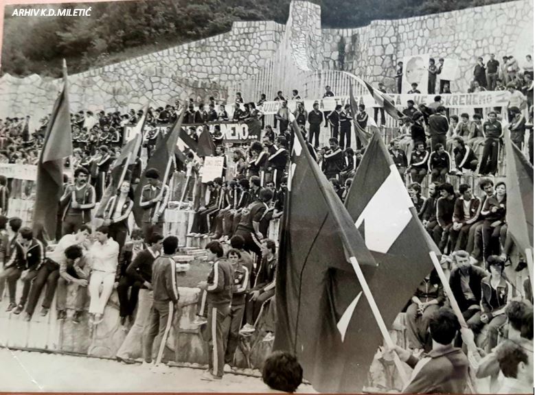 Youth brigade "Pava Miletić", 1975