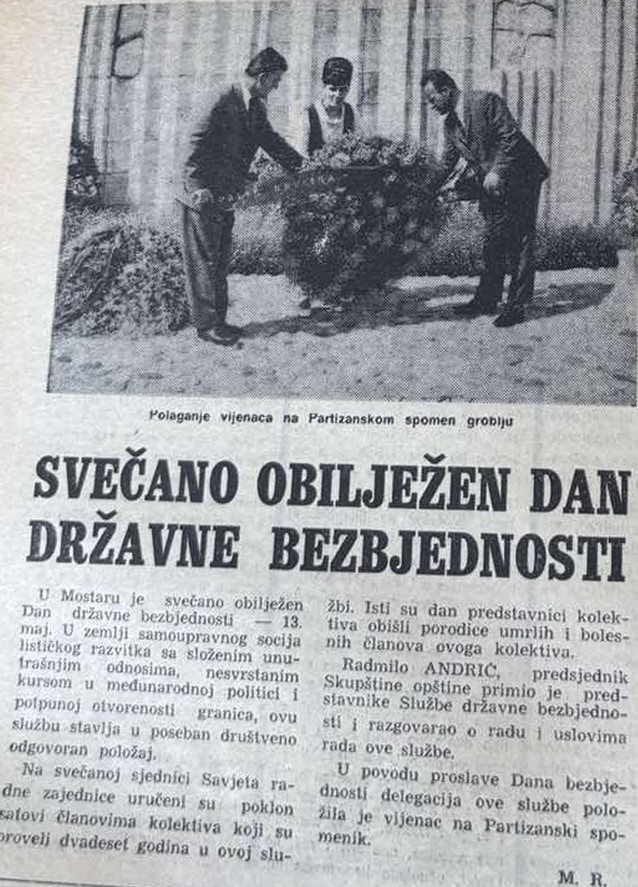 Arhivski članci o spomeniku Arhivski članci o spomeniku
