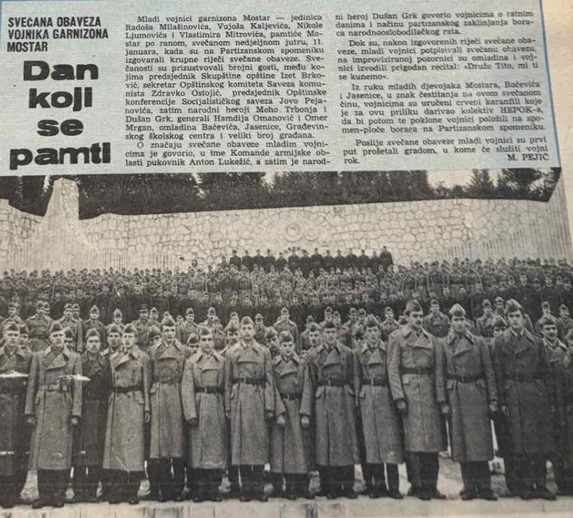 Arhivski članci o spomeniku Arhivski članci o spomeniku