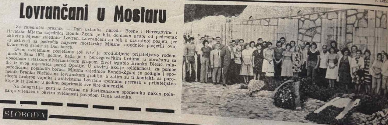 Arhivski članci o spomeniku Arhivski članci o spomeniku