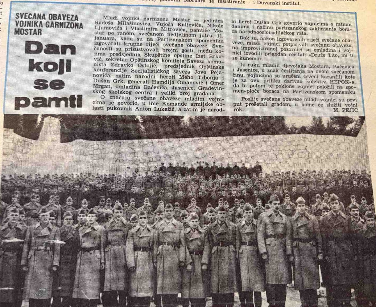 Arhivski članci o spomeniku Arhivski članci o spomeniku