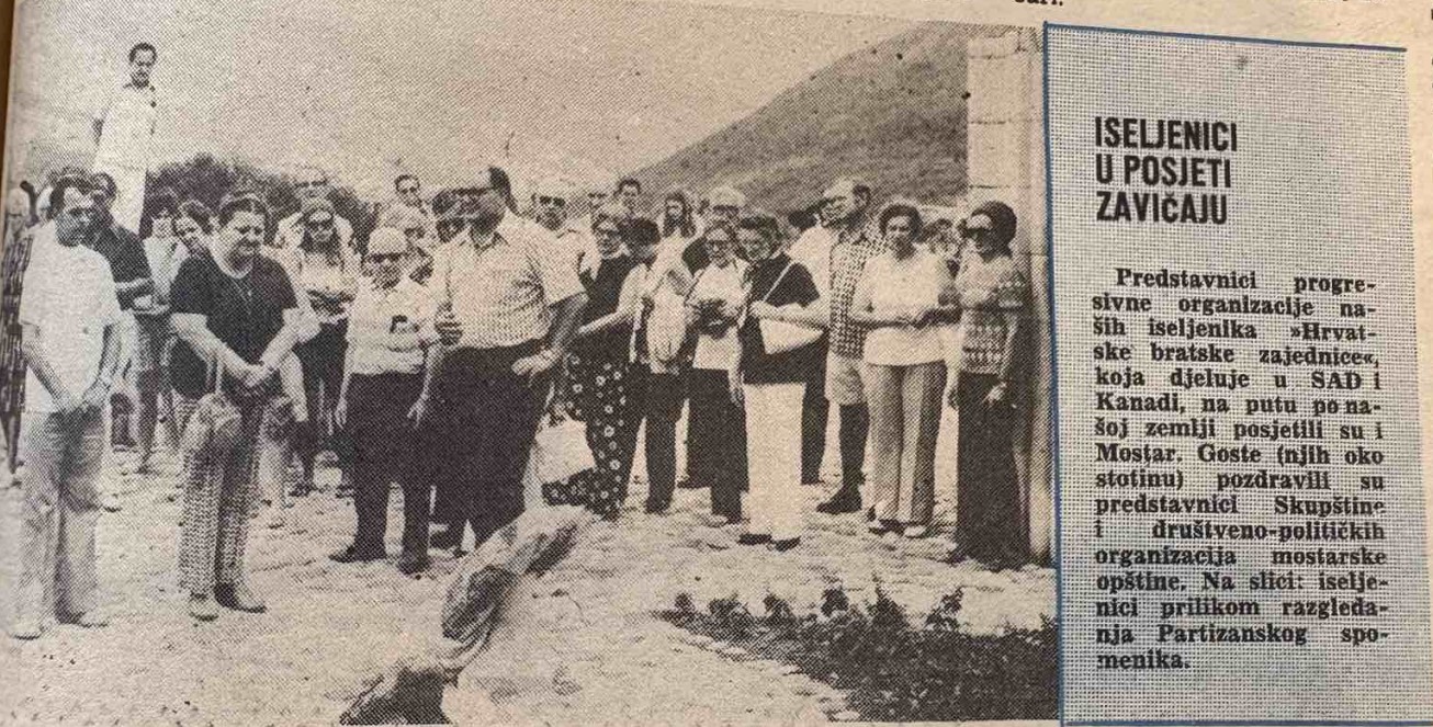 Arhivski članci o spomeniku Arhivski članci o spomeniku